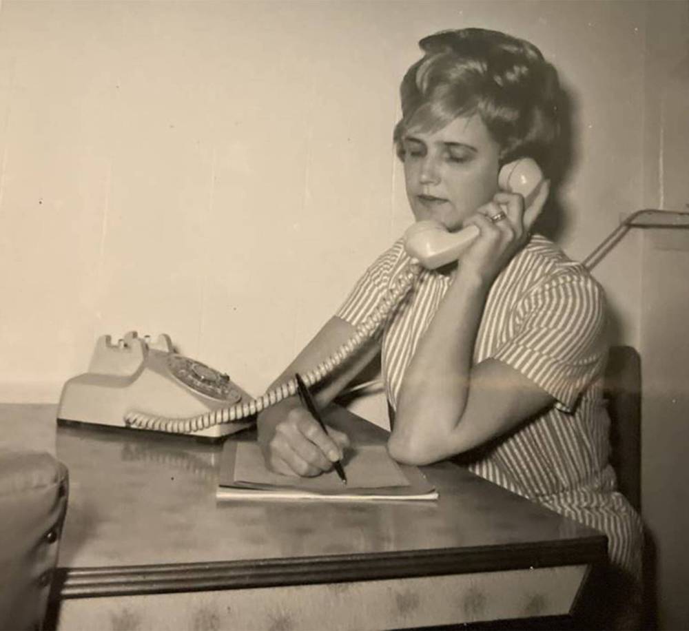 SUPPLIED
Olga Fuga’s office was in the kitchen, says daughter Lesley Fuga. ‘She loved talking with people — hearing their stories and concerns, and helping to solve problems.’