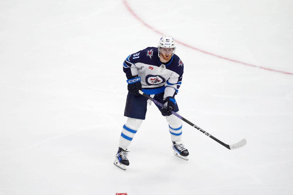 CARLOS OSORIO / THE ASSOCIATED PRESS FILES
To no one’s surprise, Jets forward Kyle Connor was named to Team USA for the 4 Nations Face-Off.
