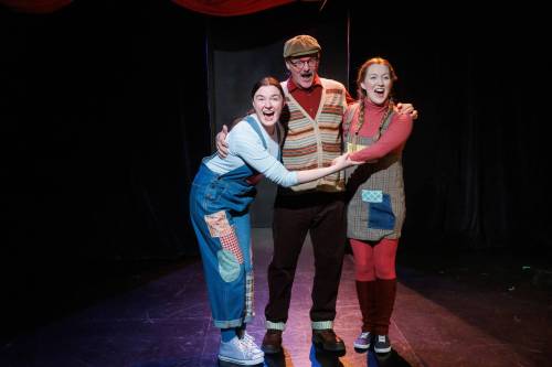 MIKE DEAL / FREE PRESS
                                From left: Emily King (Hansel), Michael Schellenberg (Father) and Carlyn Graff-Czehryn (Gretel) star in Sick + Twisted&rsquo;s take on the Brothers&rsquo; Grimm classic., Hansel and Gretel.
