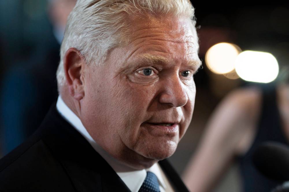 THE CANADIAN PRESS
Ontario Premier Doug Ford