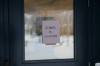 MIKE DEAL / FREE PRESS
                                A sign taped to an entrance at Oak Park.