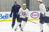 MIKE DEAL / FREE PRESS FILES
                                Kevin He (46) during the first day of the 2024 Winnipeg Jets development camp in July.