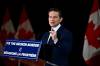 JUSTIN TANG / THE CANADIAN PRESS
                                Conservative Leader Pierre Poilievre holds a news conference in a hotel ballroom in Ottawa on Dec. 1.