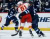 JOHN WOODS / THE CANADIAN PRESS FILES
                                Dylan Coghlan (right) is back with the Jets after a brief spell with the Manitoba Moose.