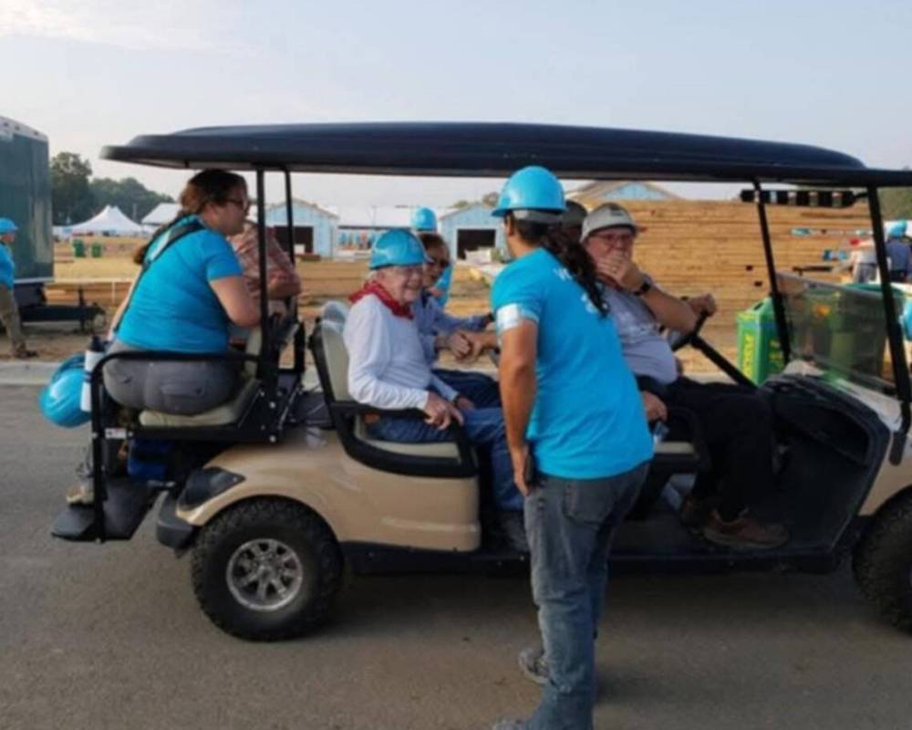 SUPPLIED
Todd Gauthier met Jimmy and Rosalynn Carter when they worked on his Habitat for Humanity home in St. James in 2017.