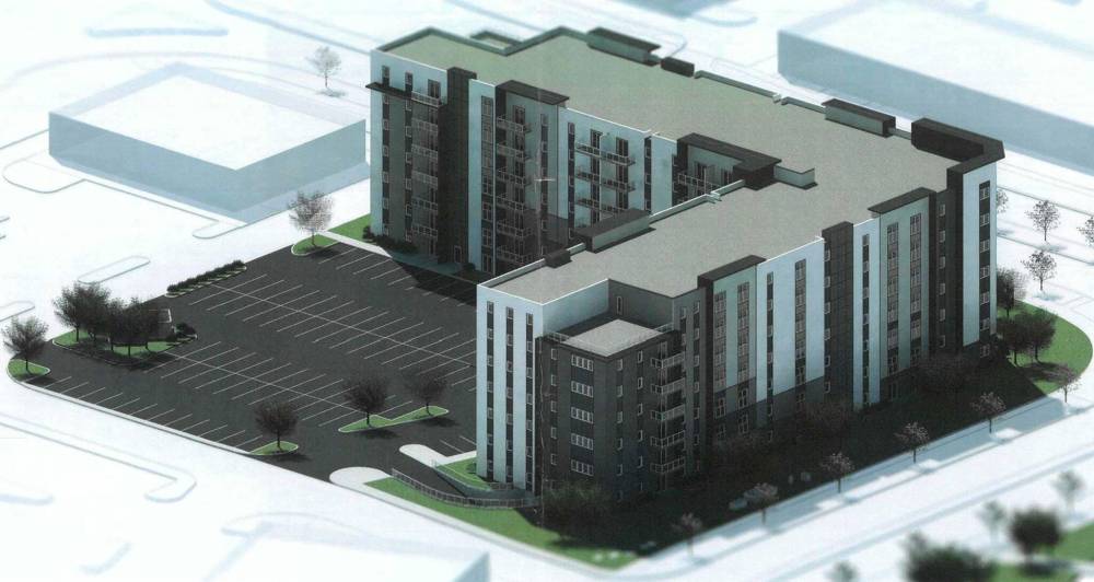 SUPPLIED 
                                A new housing proposal aims to create 439 new homes in the 600 block of Sterling Lyon Parkway. Two seven-storey buildings are proposed on two of five lots.