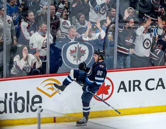 Forward Nikita Chibrikov comes up from the Manitoba Moose to play his second career game tonight. (John Woods / The Canadian Press files)