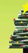 300 dpi 4 col x 18 in / 196x457 mm / 667x1555 pixels Stephanie Grace Lim color photo illustration of books stacked like a Christmas tree and decorated with stars. San Jose Mercury News 2002 With BOOK-GIFTBOOKS:SJ, Knight Ridder by Charles Matthews  KEYWORDS: krtholiday holiday krtxmas xmas krtchristmas christmas giftbooks feature present features gift book buying shopping christmas holiday illustration aspectos aspecto regalo libro leer leendo navidad ilustracion grabado contributed sj lim 2002  (Newscom TagID: krtillustrations005686)     [Photo via Newscom]
