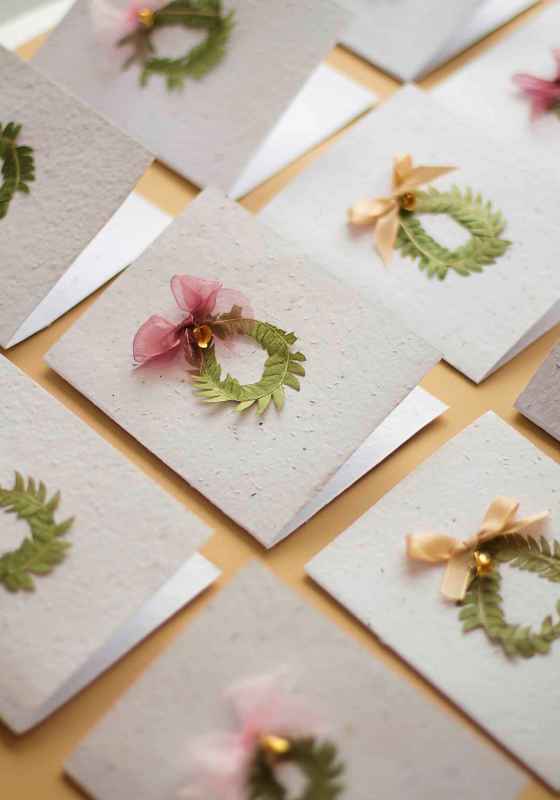 Plantable seed paper. (Flour and Flower)