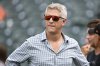 FILE - Baltimore Orioles Executive Vice President and General Manager Mike Elias is seen before a baseball game against the Texas Rangers, Saturday, June 29, 2024, in Baltimore. (AP Photo/Terrance Williams, File)