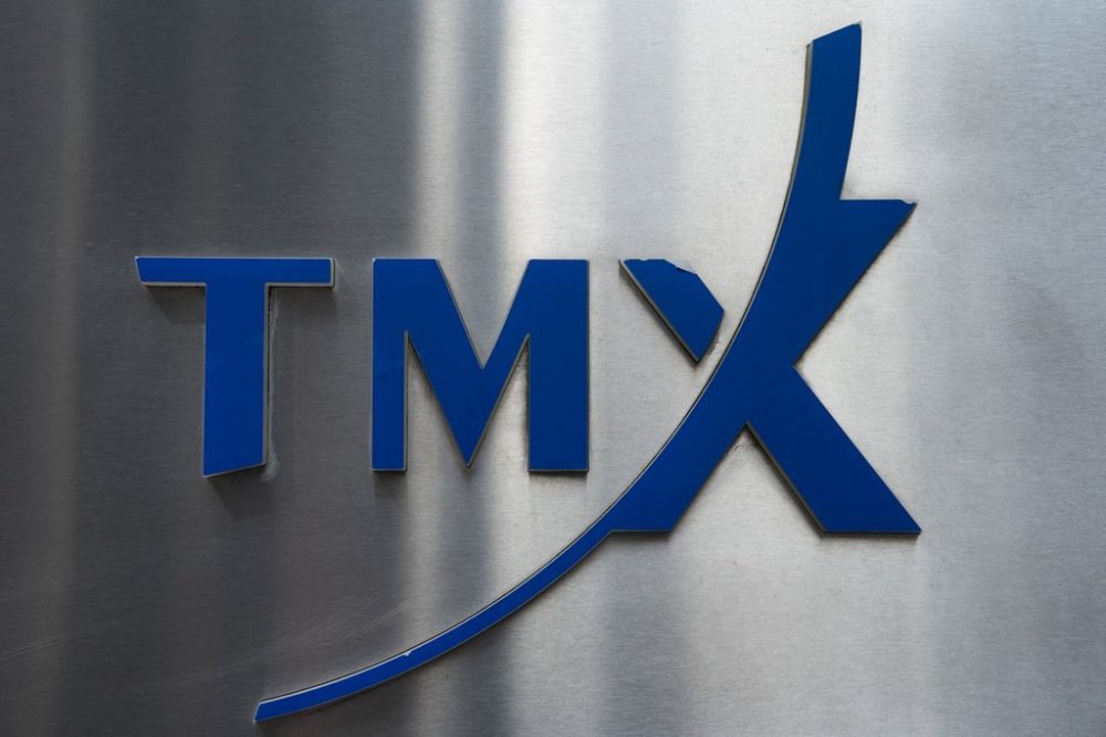 The TMX logo is shown in Toronto, Wednesday, Sept. 11, 2024. THE CANADIAN PRESS/Paige Taylor White