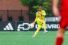 This undated photo shows goalkeeper Adisa De Rosario in action for Toronto FC 2 against FC Cincinnati 2 in MLS Next Pro play. De Rosario, the son of club legend Dwayne De Rosario, has signed with the Toronto FC first team as a homegrown player. THE CANADIAN PRESS/HO-Toronto FC-Lucas Kschischang **MANDATORY CREDIT**