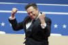 Elon Musk arrives to speak at an indoor Presidential Inauguration parade event in Washington, Monday, Jan. 20, 2025. THE CANADIAN PRESS/AP/Matt Rourke