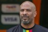 FILE - Mali's coach Eric Chelle looks on prior the African Cup of Nations quarter final soccer match between Mali and Ivory Coast, at the Peace of Bouake stadium in Bouake, Ivory Coast, on Feb. 3, 2024. (AP Photo/Sunday Alamba, File)