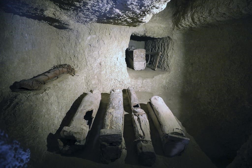 Egypt unveils ancient rock-cut tombs and burial shafts in Luxor