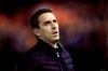FILE - Valencia's head coach Gary Neville arrives for a Spanish La Liga soccer match against Real Madrid at the Mestalla stadium in Valencia, Spain, Jan. 3, 2016. (AP Photo/Alberto Saiz, File)
