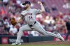 FILE - Houston Astros pitcher Caleb Ferguson throws during the seventh inning of a baseball game against the Cincinnati Reds, Monday, Sept. 2, 2024, in Cincinnati. (AP Photo/Carolyn Kaster, File)