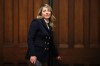 Foreign Affairs Minister Melanie Joly leaves during a break in a Liberal caucus meeting in Ottawa on Wednesday, Jan.8, 2025. THE CANADIAN PRESS/Sean Kilpatrick