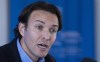 CF Montreal president and CEO Gabriel Gervais listens to a question during a news conference in Montreal on Tuesday, Jan. 10, 2023. THE CANADIAN PRESS/Paul Chiasson