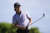 Kensei Hirata, of Japan, watches his shot on the 17th hole during the second round of the Sony Open golf event, Friday, Jan. 10, 2025, at Waialae Country Club in Honolulu. (AP Photo/Matt York)