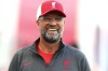 FILE - Liverpool head coach Juergen Klopp arrives for an interview prior to a friendly soccer match between RB Salzburg and FC Liverpool in Salzburg, Austria, Tuesday, Aug.25, 2020. (AP Photo/Matthias Schrader, File)