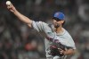 FILE - New York Mets' Jorge López during a baseball game against the San Francisco Giants in San Francisco, Monday, April 22, 2024. (AP Photo/Jeff Chiu, File)