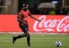 Thiago Andrade of Brazil's Athletico Paranaense runs with the ball during a Copa Libertadores round of 16 first leg soccer match against Bolivia's Bolivar, in La Paz, Bolivia, Tuesday, Aug. 1, 2023. THE CANADIAN PRESS/AP-Juan Karita