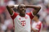 FILE - Bayern's Mathys Tel reacts during the German Bundesliga soccer match between Bayern Munich and Cologne at the Allianz Arena in Munich, Germany, Saturday, April 13, 2024. (AP Photo/Matthias Schrader, File)