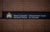 The RCMP logo is seen outside Royal Canadian Mounted Police 