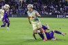 FILE - New York Red Bulls defender John Tolkin (47) gets ball away from Orlando City midfielder Dagur Dan Þórhallsson, right, during the first half of an MLS Eastern Conference final soccer match, Saturday, Nov. 30, 2024, in Orlando, Fla. (AP Photo/Kevin Kolczynski, File)