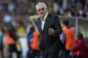 FILE - Peru's coach Jorge Fossati gestures during a qualifying soccer match against Ecuador for the FIFA World Cup 2026 at Rodrigo Paz Delgado stadium in Quito, Ecuador, Sept. 10, 2024. (AP Photo/Dolores Ochoa, File)