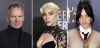 This combination of photos shows Sting, from left posing for photographers upon arrival for the premiere of the film 'Emancipation' in London, Friday, Dec. 2, 2022, Lady Gaga attending the Critics Choice Awards celebration at The Savoy Hotel on Sunday, March 13, 2022, in London, and Billie Eilish arriving at the 30th annual Screen Actors Guild Awards on Saturday, Feb. 24, 2024 in Los Angeles. (Photos by Vianney Le Caer/Jordan Strauss/Invision/AP)