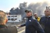 FILE - California Governor Gavin Newsom, left, surveys damage in Pacific Palisades with CalFire's Nick Schuler, center, and Senator Alex Padilla, D-Calif.) during the Palisades Fire Wednesday, Jan. 8, 2025, in Pacific Palisades, Calif. (Jeff Gritchen/The Orange County Register via AP, File)
