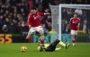 Nottingham Forest's Jota Silva, left, and Southampton's Kamaldeen Sulemana battle for the ball during the English Premier League soccer match between Nottingham Forest and Southampton at the City Ground, Nottingham, England, Sunday, Jan. 19, 2025. (Mike Egerton/PA via AP)