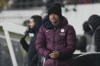 PSG's head coach Luis Enrique calls out to his players during the French League One soccer match between Lens and Paris Saint-Germain, at the Bollaert-Delelis stadium in Lens, France, Saturday, Jan. 18, 2025. (AP Photo/Thibault Camus)