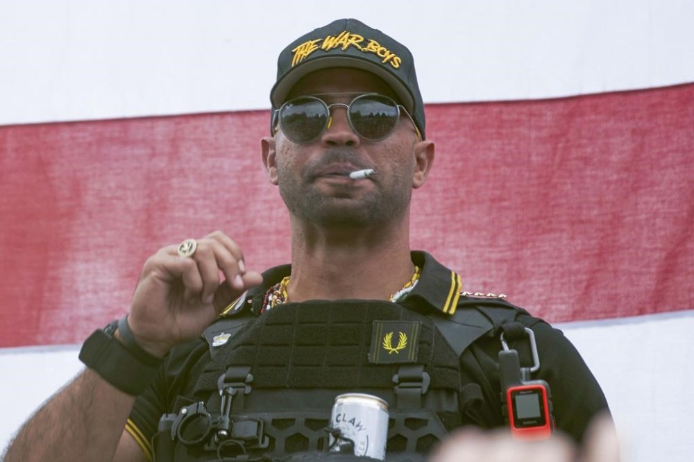 FILE - Proud Boys leader Henry