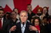 Mark Carney speaks during his Liberal leader campaign launch in Edmonton, on Thursday, Jan. 16, 2025.THE CANADIAN PRESS/Jason Franson