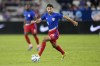 FILE - United States midfielder Luca De La Torre (14) controls the ball during a friendly soccer match against the New Zealand, Tuesday, Sept. 10, 2024, in Cincinnati. (AP Photo/Jeff Dean)