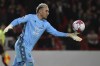 FILE - Goalkeeper Keylor Navas, of Nottingham Forest, kicks the ball during the English Premier League soccer match with Newcastle United in Nottingham, England, March 17, 2023. (AP Photo/Rui Vieira, File)