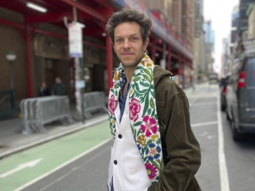 This image provided by the Orchestra of St. Luke's shows Raphaël Pichon in New York on March 18, 2024. (Albert Imperato/Orchestra of St. Luke's via AP)