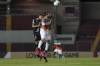 Forge FC forward Mo Babouli, right, heads the ball in front of a Tauro FC defender during a Scotiabank CONCACAF League round-of-16 match in Panama City on Tuesday, Nov. 3, 2020 in this handout photo. Veteran forward Babouli has rejoined Forge FC from local CPL rival York United FC.THE CANADIAN PRESS/HO, CONCACAF.COM *MANDATORY CREDIT*