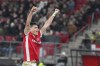 AZ Alkmaar's Wouter Goes reacts during the Europa League opening phase soccer match between AZ and Roma at AFAS Stadium, in Alkmaar, Netherlands, Thursday, Jan. 23, 2025. (AP Photo/Peter Dejong)