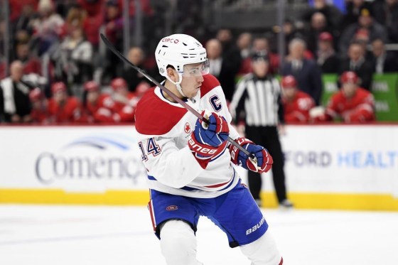 Montreal Canadiens centre Nick Suzuki (Jose Juarez / The Associated Press files)