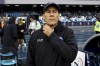 FILE - Napoli coach Rudi Garcia walks on the pitch ahead of the Serie A soccer match between Napoli and Empoli at the Diego Armando Maradona stadium in Naples, Italy, Sunday, Nov. 12, 2023. (Alessandro Garofalo/LaPresse via AP, File)