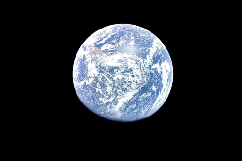 This photo provided by Firefly Aerospace shows Firefly’s Blue Ghost lunar lander captures the Blue Marble while in Earth orbit on Thursday, Jan. 23, 2025. (Firefly Aerospace via AP)