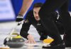 Team Ontario skip John Epping takes on Team Saskatchewan at the Brier in Kingston, Ont., on Tuesday, March 3, 2020. THE CANADIAN PRESS/Sean Kilpatrick