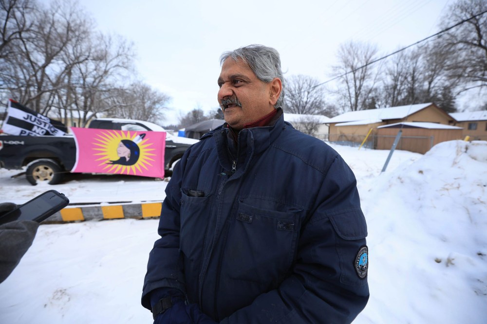 RUTH BONNEVILLE / FREE PRESS
Chris Dsouza said he supports the goal of protecting the forest.