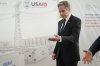 FILE - United States Secretary of State Antony Blinken walks during a visit to the site of Moldelectrica Chisinau Substation in Braila, a USAID supported project, south of the capital of Moldova, Wednesday, May 29, 2024. (AP Photo/Vadim Ghirda, File)