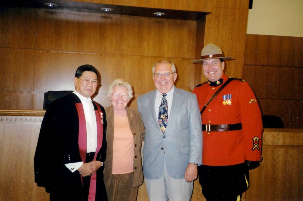 SUPPLIED
Ted and Janet were proud to become Canadian citizens in the ’80s.