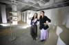RUTH BONNEVILLE / FREE PREsS
                                So Over It owners Rachel Murphy (left) and Jordan Blair in their store&rsquo;s new location, under construction inside the Uptown Lofts condominium complex on Academy Road.